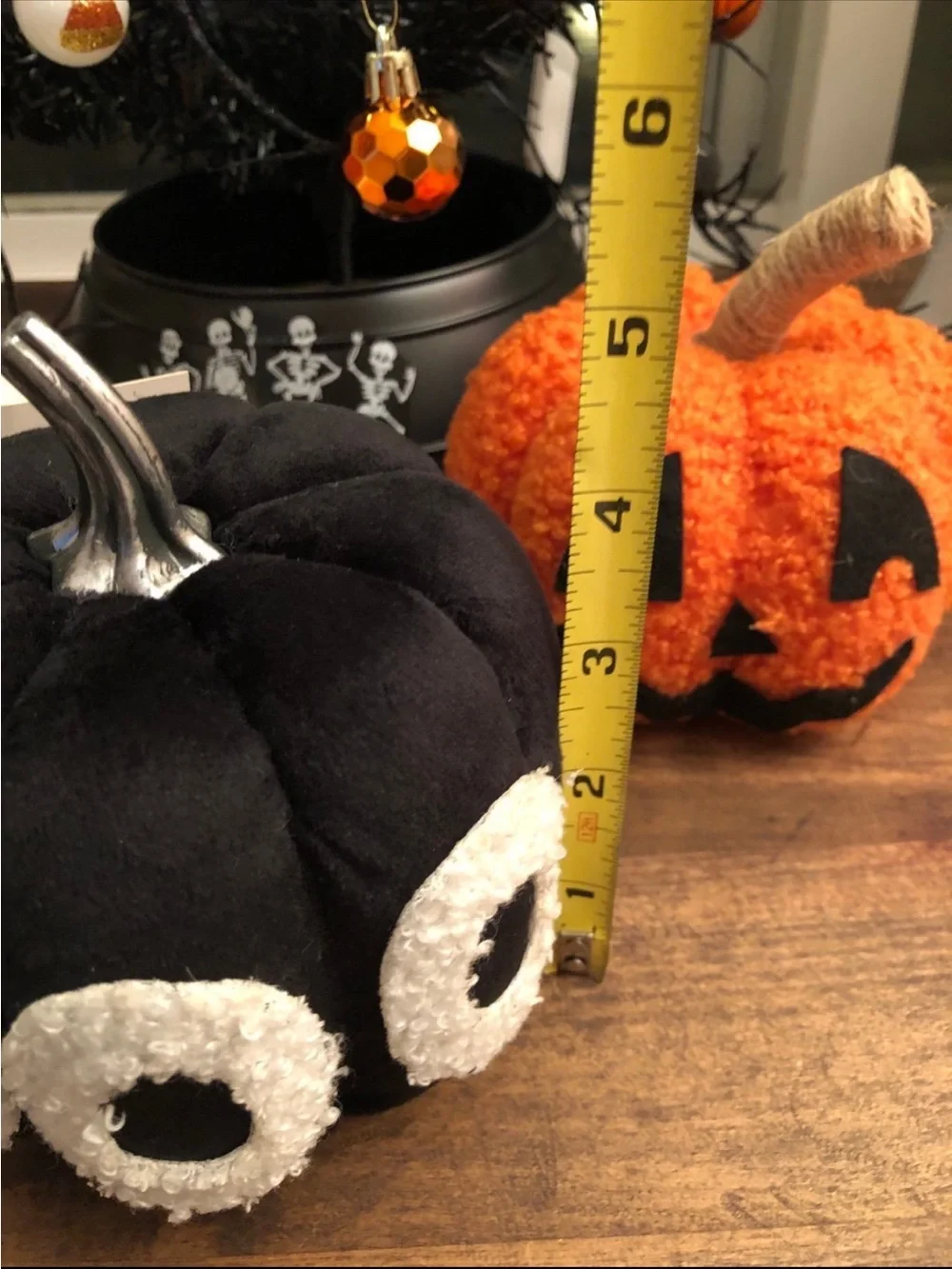 Target Halloween Plush Pumpkin Trio - Black, Orange & White Pumpkins, NWT